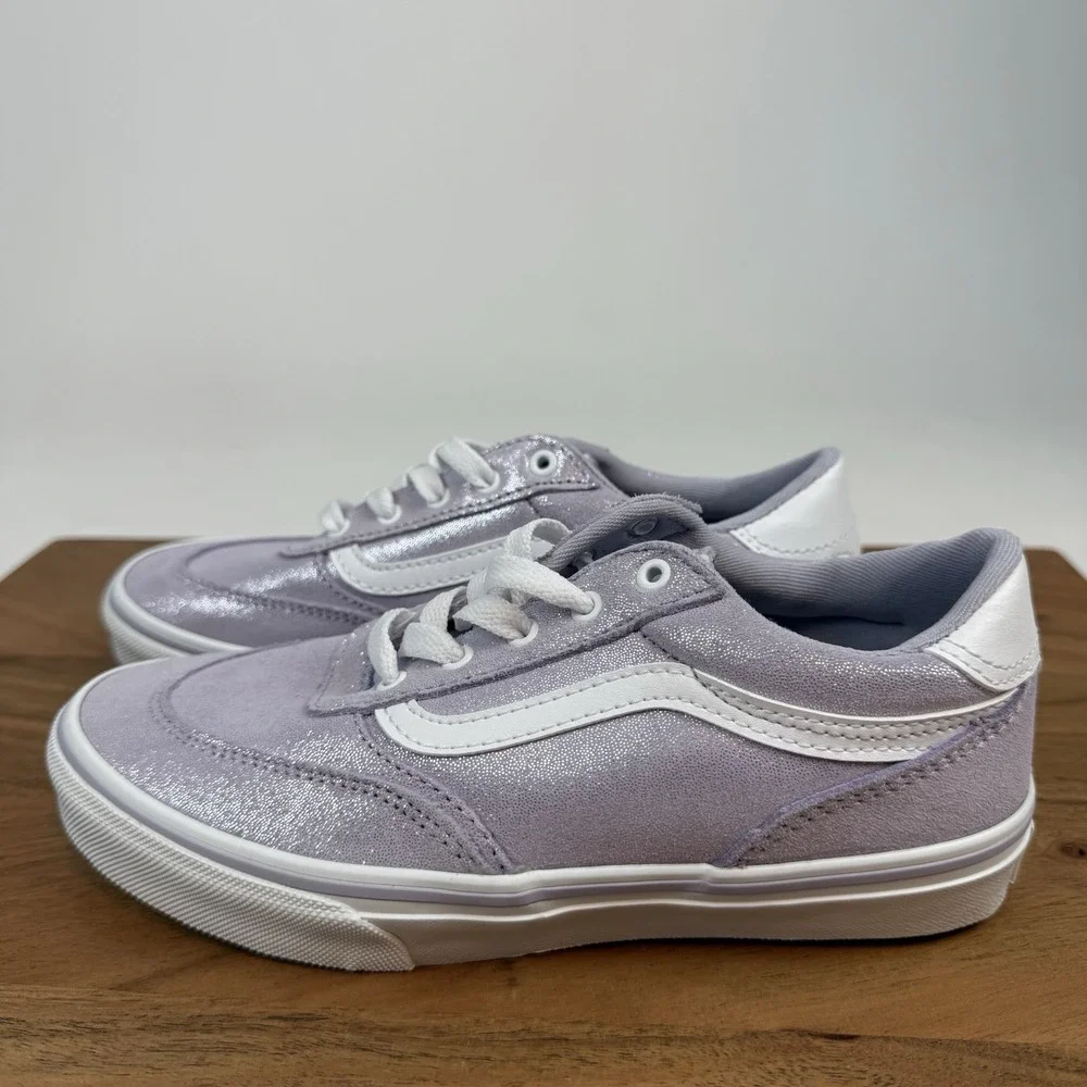 New NIB‎ Big Kids Vans Brooklyn Ls Suede Skateboarding Sneakers Shoes 4 Y